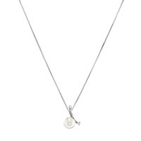 Collana Sartorello Gioielli Donna in Oro bianco Perla GI-0369-2-1-AAA-G-SI - GI-0369-2-1-AAA-G-SI